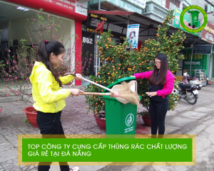 Người dân Hải Châu cùng nhau sử dụng thùng rác nhựa 120L